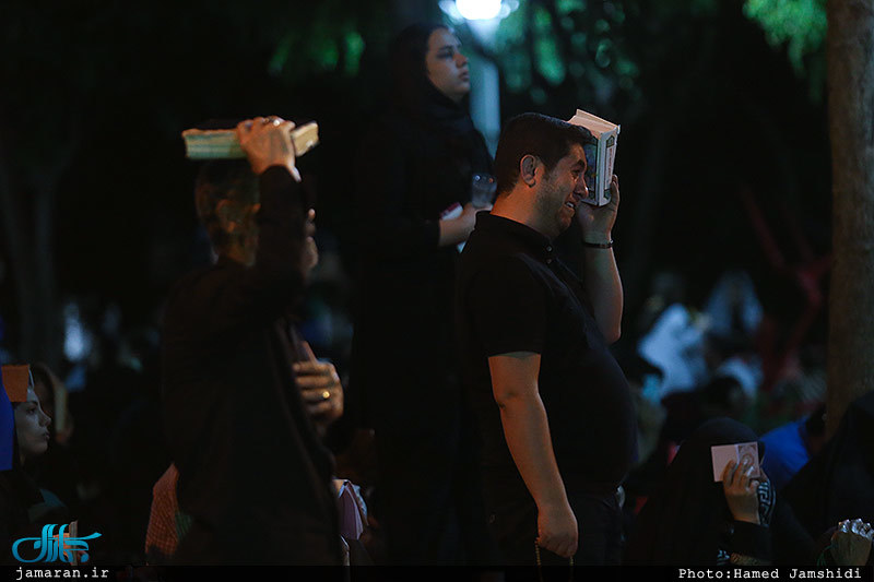 ممراسم احیای شب نوزدهم ماه مبارک رمضان در آستان مقدس امامزادگان جعفر و حمیده خاتون(ع)