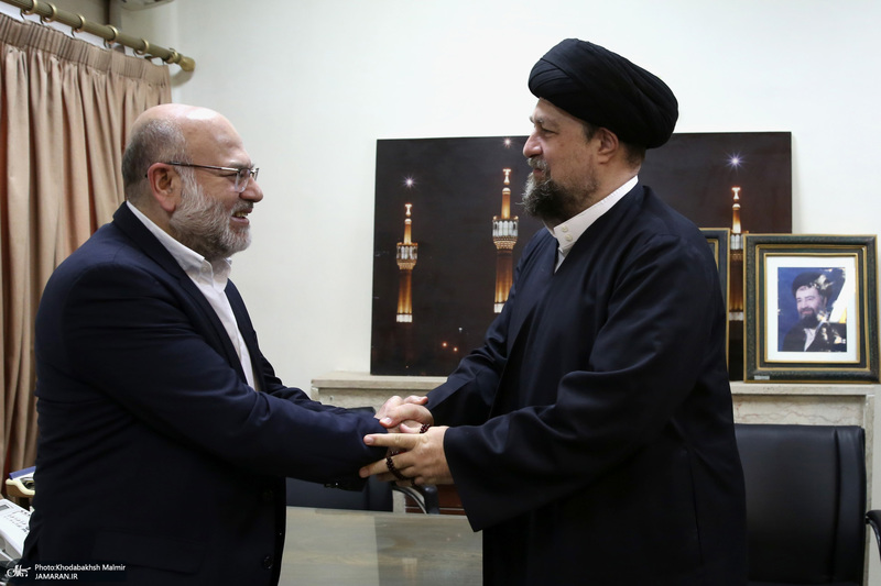 دیدار آصف لقمان قاضی، مدیر امور بین‌الملل جماعت اسلامی پاکستان با سید حسن خمینی