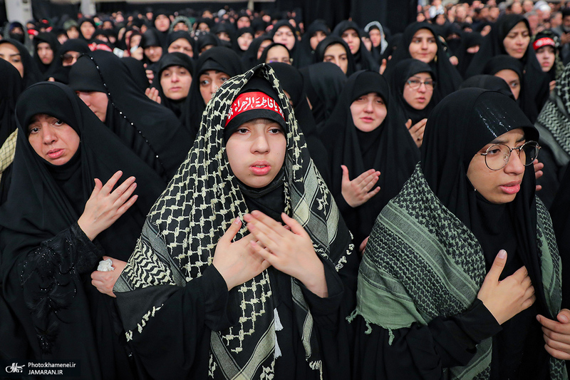 دومین شب مراسم عزاداری حضرت فاطمه‌زهرا (س) در حسینیه امام خمینی