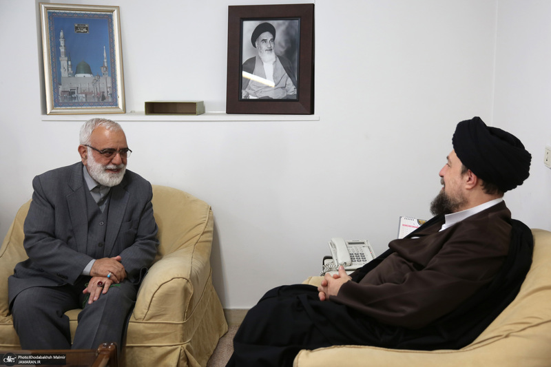 دیدار رئیس کمیته امداد امام خمینی با سید حسن خمینی