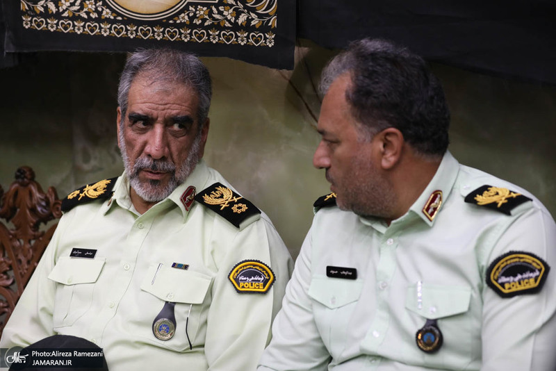 مراسم تکریم ۵۷ شهید گلگون کفن ارتش جمهوری اسلامی ایران