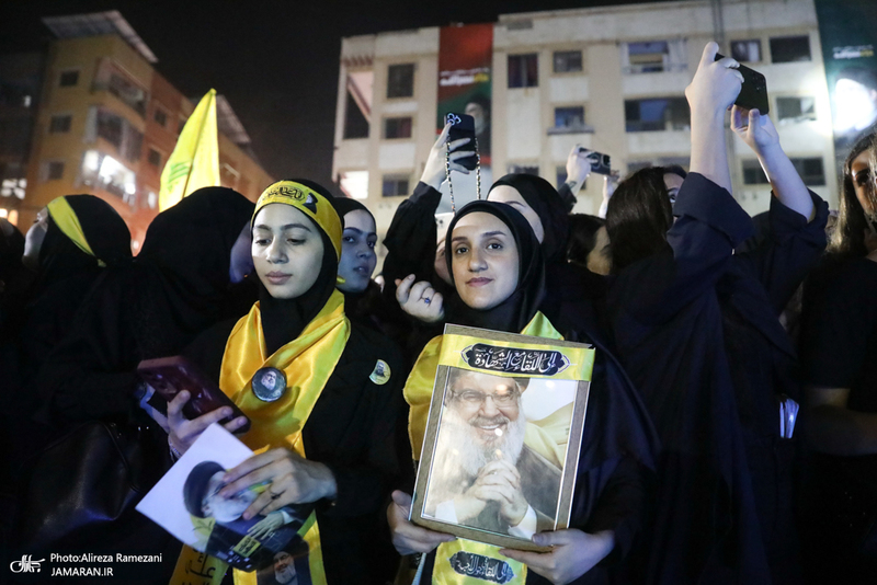 مراسم شب شهادت سید حسن نصرالله