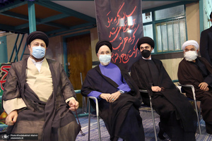 مراسم شام شهادت امام رضا(ع) و بزرگداشت علامه حکیمی در حسینیه جماران-1