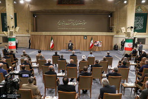 دیدار رئیس‌جمهور و اعضای هیئت دولت با رهبر معظم انقلاب