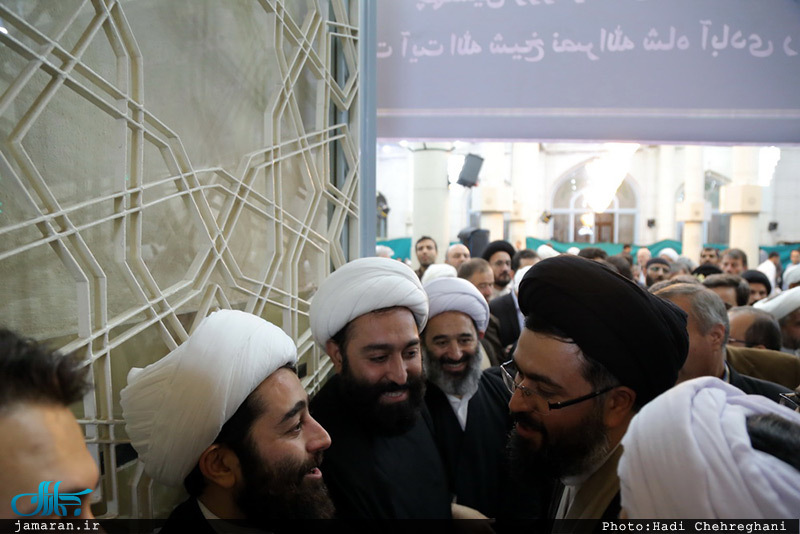 مراسم چهلم آیت الله حاج نصرالله شاه آبادی(ره) در مسجد اعظم قم