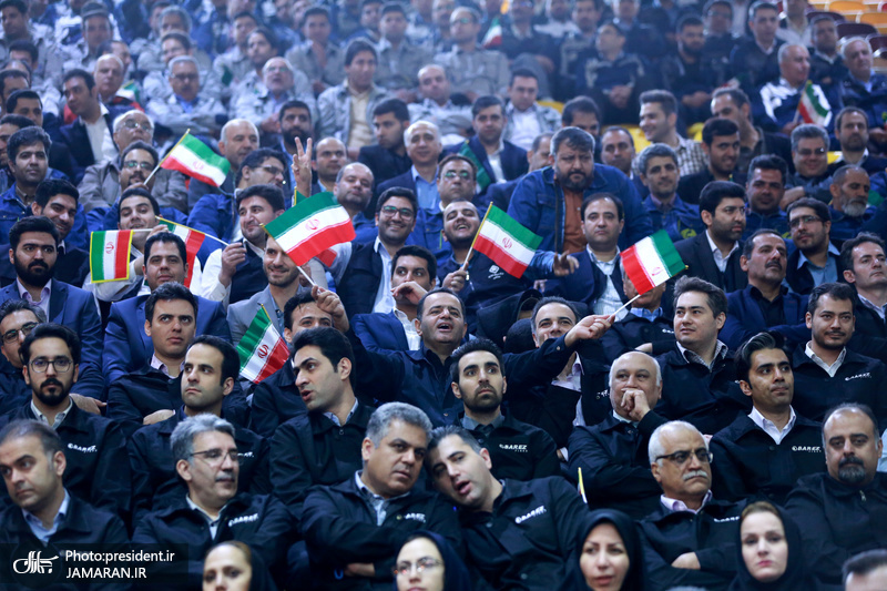 روحانی در جشنواره ملی قدردانی از کارگران