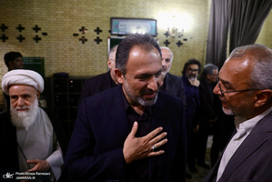 مراسم ختم همسر آیت الله سید علی سیستانی