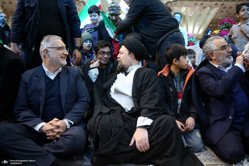 اجتماع باشکوه نوجوانان آرمانی لشکر قدس در حرم مطهر امام خمینی (س)