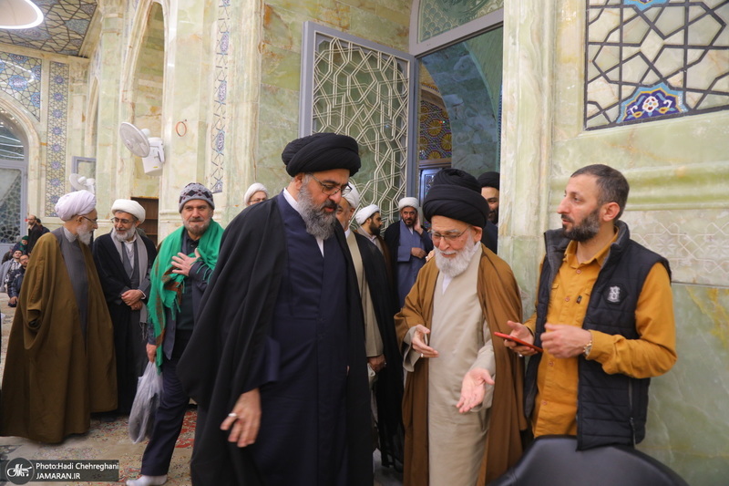 مراسم سومین سالگرد ارتحال آیت الله العظمی علوی گرگانی (ره) در مسجد اعظم قم‎