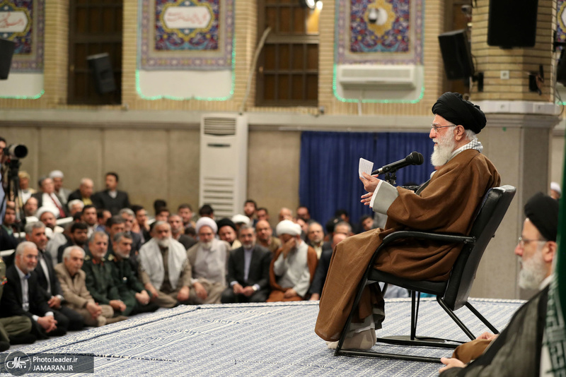 دیدار مسئولان نظام و میهمانان کنفرانس وحدت اسلامى‌ با رهبر معظم انقلاب