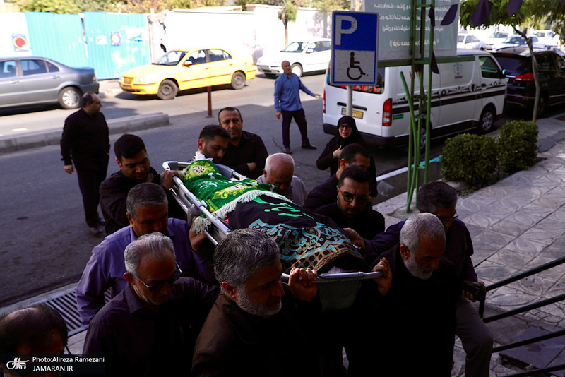 مراسم تشييع پيكر احمد توكلى