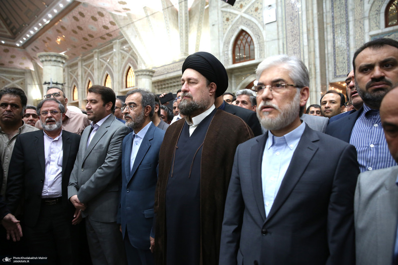 مراسم تجدیدمیثاق دانشگاهیان با آرمان‌های امام خمینی (س)