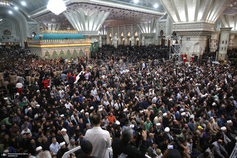 حضور شخصیت‌های سیاسی و مسئولان کشوری و لشکری در مراسم سالگرد ارتحال حضرت امام خمینی (س) -2