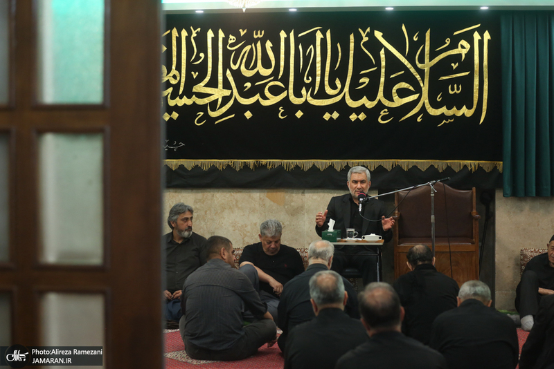 مراسم روز هفتم ماه محرم در حسینیه مکتب النبی (ص)