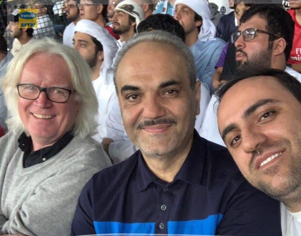 شفر و خیابانی قهرمانی رئال مادرید را از نزدیک تماشا کردند+ عکس