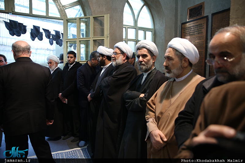 مراسم وداع با پیکر آیت الله هاشمی رفسنجانی(ره) در حسینیه جماران-5