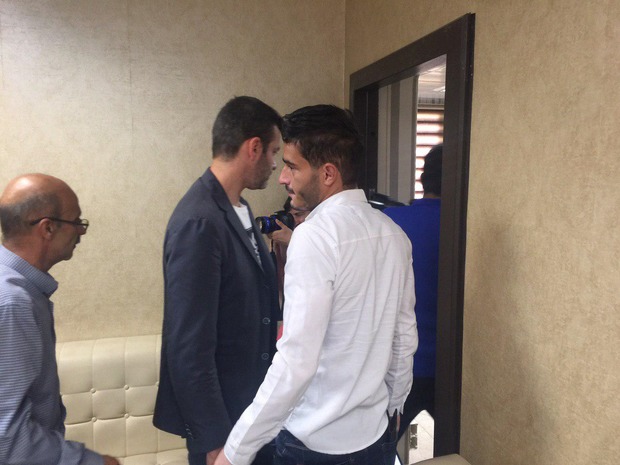 حضور استراماچونی در هیات فوتبال تهران+ عکس
