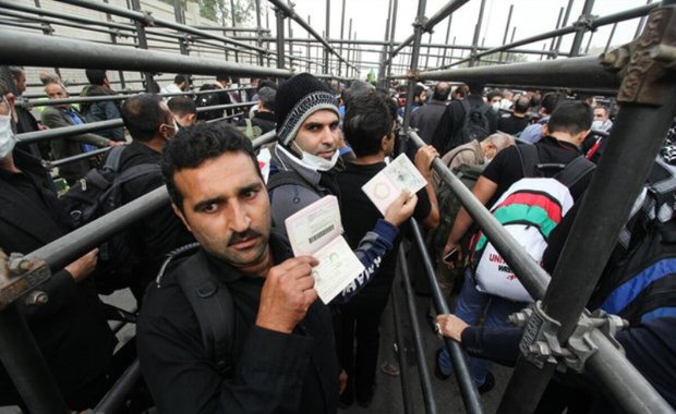 جلوگیری از خروج 400 زائر بدون ویزا از مرز مهران