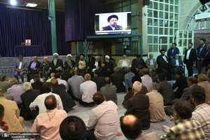 دیدار اعضای حزب موتلفه با سید حسن خمینی