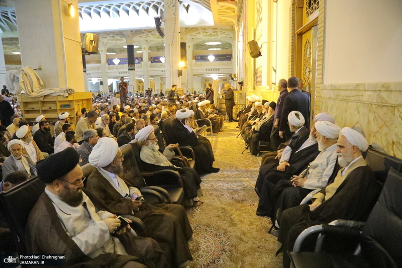 مراسم سالروز رحلت امام خمینی (س) از سوی مقام معظم رهبری در حرم حضرت معصومه(س)