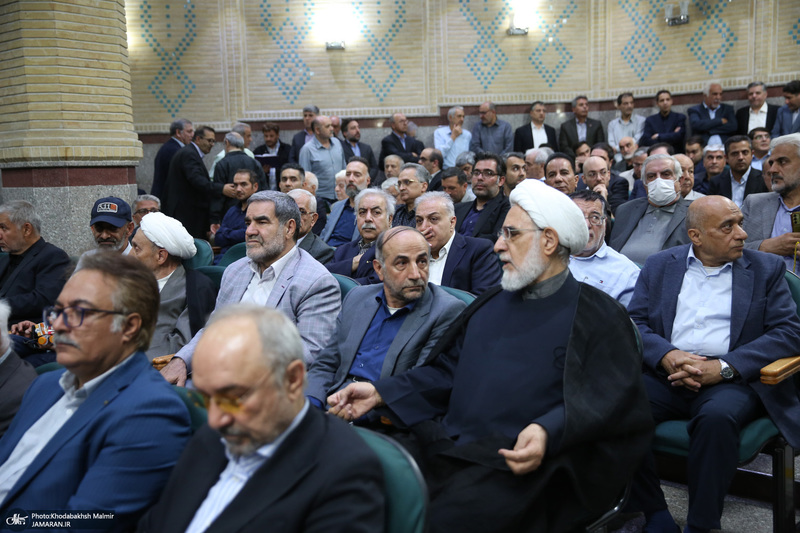 مراسم یادبود حاجیه خانم خدیجه خاتمی در مسجد امیرالمومنین (ع) -1