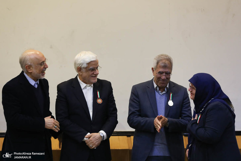 مراسم استاد ممتازی دانشگاه صنعتی شریف با حضور عارف