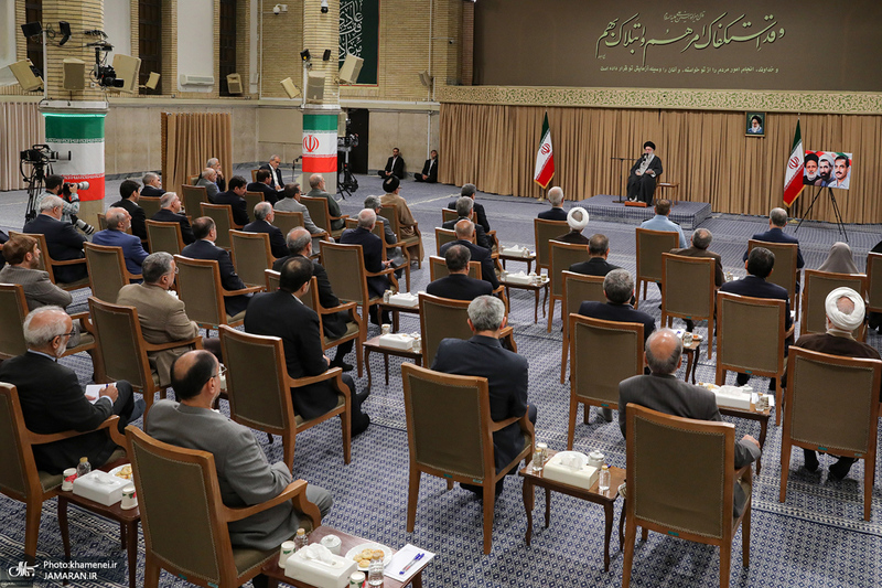 دیدار رئیس‌جمهور و اعضای هیئت دولت با رهبر معظم انقلاب