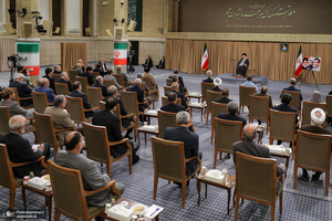 دیدار رئیس‌جمهور و اعضای هیئت دولت با رهبر معظم انقلاب