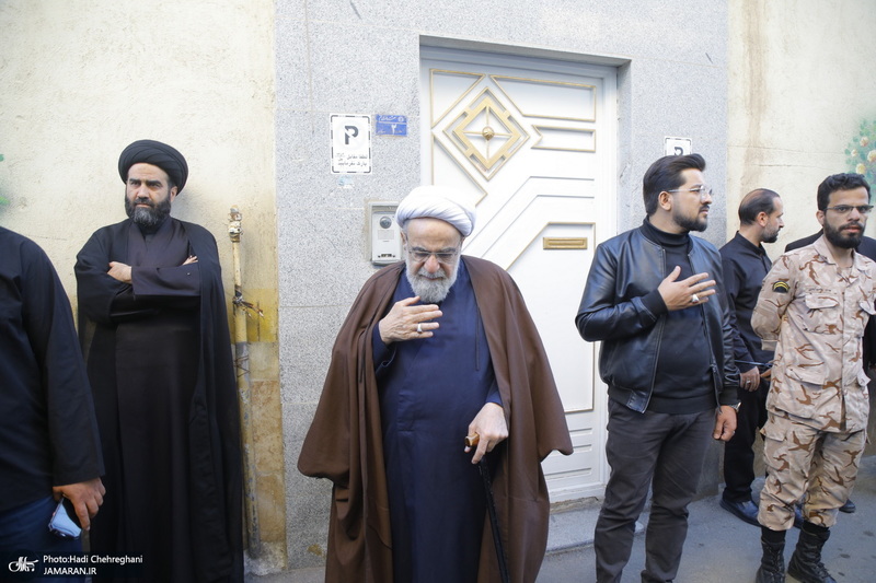 دسته عزاداری شهادت حضرت علی (ع) با حضور آیت‌الله العظمی وحید خراسانی