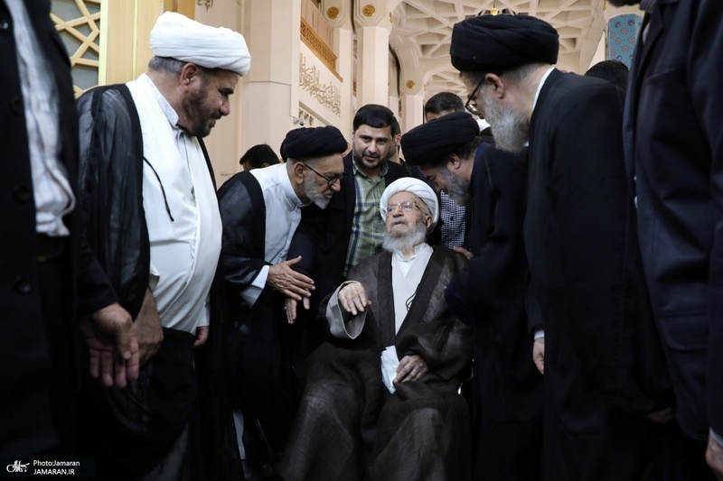 مراسم بزرگداشت آیت الله العظمی شبیری زنجانی (ره) توسط آیت الله للعظمی مکارم شیرازی