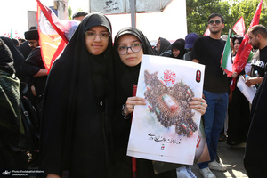 مراسم وداع با رهبر شهید انقلاب در مصلی تهران- 9