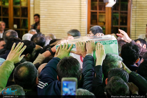 مراسم وداع و تشییع پیکر شهید مدافع حرم حمیدرضا ضیائی