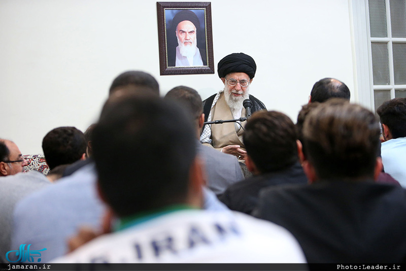 دیدار مدال‌آوران کاروان ورزشی ایران در بازی‌های آسیایی با رهبر معظم انقلاب