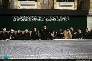 آخرین شب مراسم عزاداری حضرت اباعبدالله الحسین(ع) با حضور رهبر معظم انقلاب