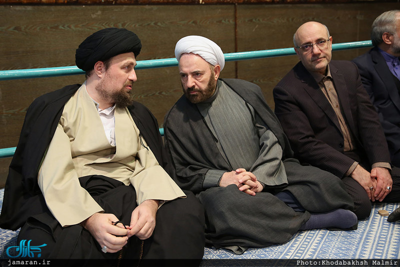 دیدار استاندار و جمعی از مدیران استان تهران با سید حسن خمینی