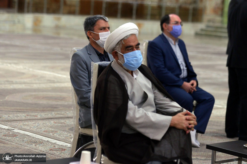 تجدیدمیثاق رئیس قوه قضائیه و مسئولان عالی قضایی با آرمان‌های حضرت امام خمینی(س)