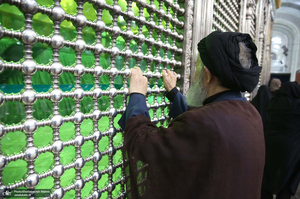 مراسم سوگواری شب اربعین حسینی(ع) در حرم امام خمینی(س)