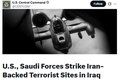 آمریکا تایید کرد که به همراه عربستان به عراق حمله کرده است + عکس