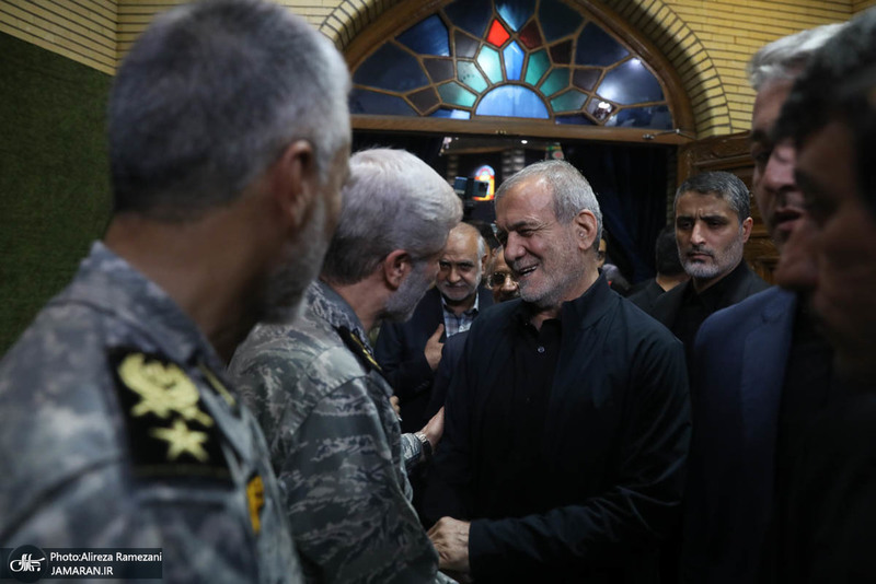 مراسم تکریم ۵۷ شهید گلگون کفن ارتش جمهوری اسلامی ایران