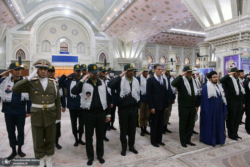 تجدید میثاق دانشجویان و فرماندهان دانشگاه افسری و تربیت پلیس امام حسن مجتبی (ع) با آرمان های امام خمینی (س)