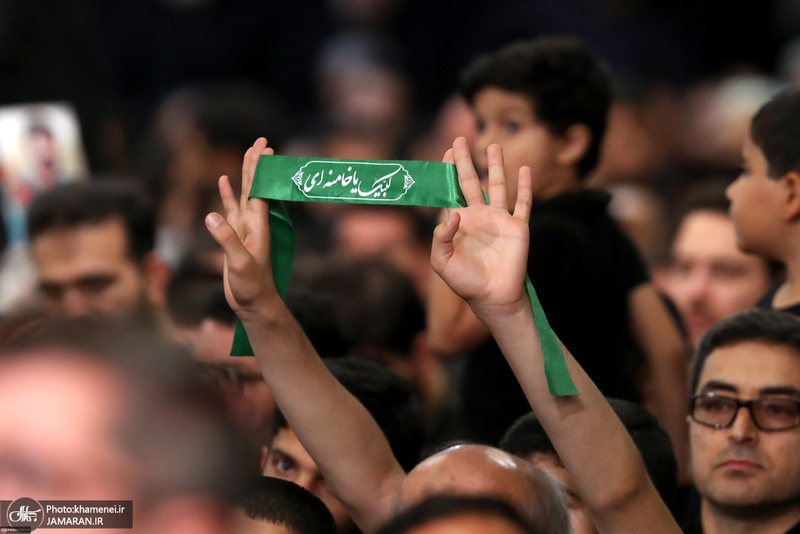 آخرین شب مراسم عزاداری حضرت اباعبدالله الحسین (ع) در حسینیه امام خمینی