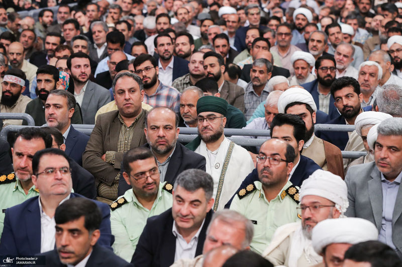 دیدار کارگزاران حج با رهبر معظم انقلاب