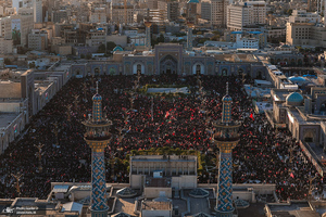 تشییع پیکر مطهر رهبر شهید انقلاب اسلامی در مشهد مقدس
