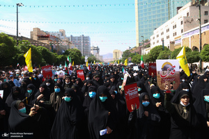 راهپیمایی باشکوه روز قدس در مشهد