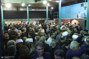 مراسم بزرگداشت همسر آیت الله موسوی بجنوردی (ره) در حسینیه شماره یک جماران-4