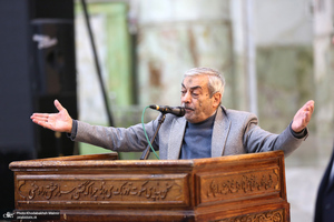 مراسم شب میلاد حضرت علی (ع) در حرم مطهر امام خمینی