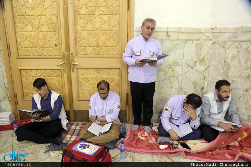 مراسم احیای شب نوزدهم ماه مبارک رمضان در حرم مطهر حضرت معصومه(س)