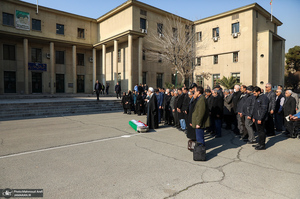 مراسم تشییع پیکر رضا رئیس طوسی استاد دانشکده حقوق و علوم سیاسی دانشگاه تهران