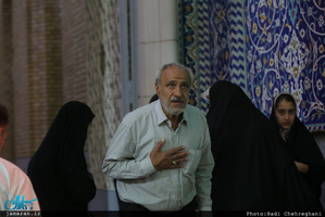 حال و هوای حرم کریمه اهل بیت(ع) در شب میلاد امام رضا(ع)