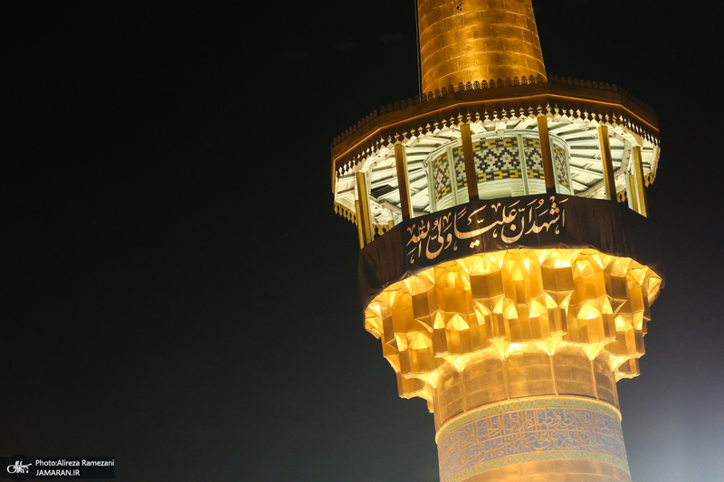 مراسم دعا و احیای شب بیست و یکم ماه رمضان در حرم امام رضا(ع)